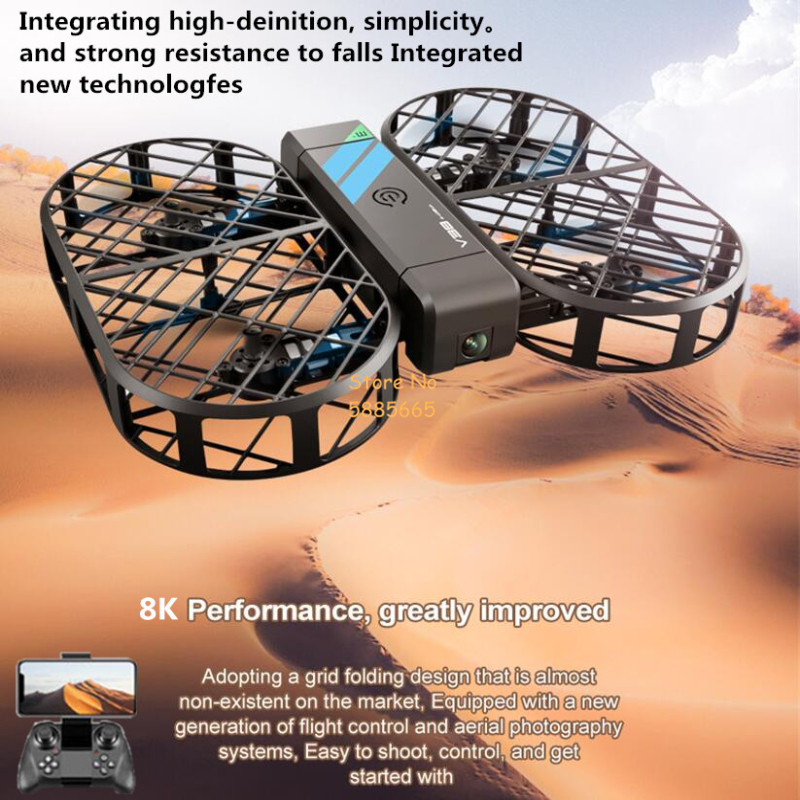 Top Rc Hobby Mini Xcub - 8K HD Camera 360° Protection Optical