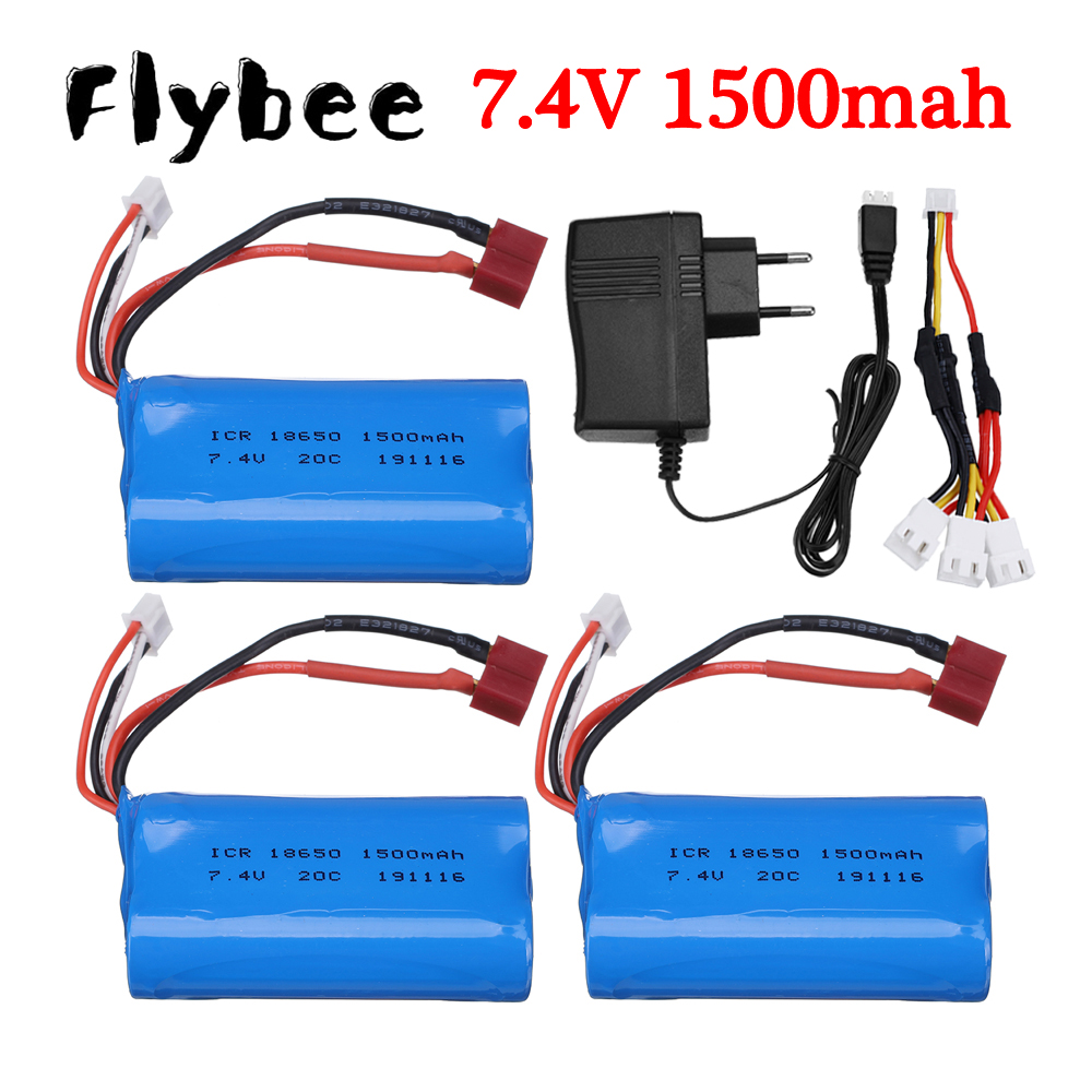 Hobby Zone Rc - 7.4V 1500mah Li-ion Battery 18650 2S