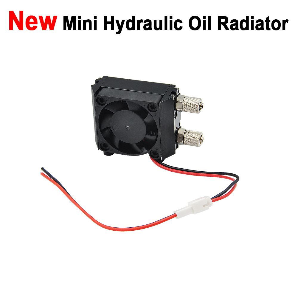 Rc Hobby Excavator - New Mini Hydraulic oil Metal Radiator