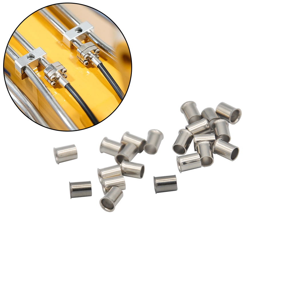 Rc Hobby Excavator - Hydraulic 3mm/4mm Metal Pipe clamp Oil