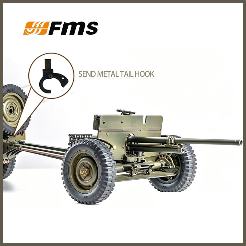 FMS 1/12 C1336 M3 Anti-tank Gu - огляд і ціна Rc Jeep Hobby