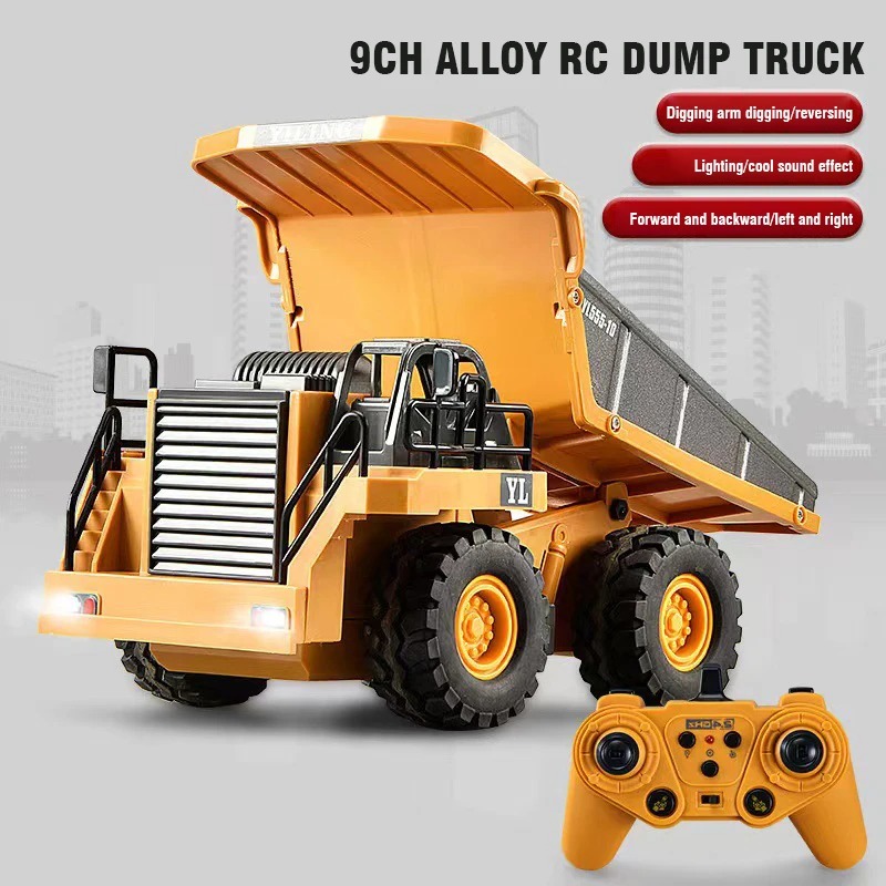9CH Alloy RC Excavator Dump Tr - огляд і ціна Rc Hobby Excavator