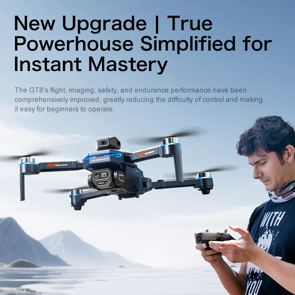 Original GT8 Drone 8K Professi - огляд і ціна Rc Hobby China