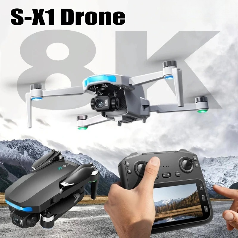 Original S-X1 Drone 8K HD Prof - огляд і ціна Rc Hobby China