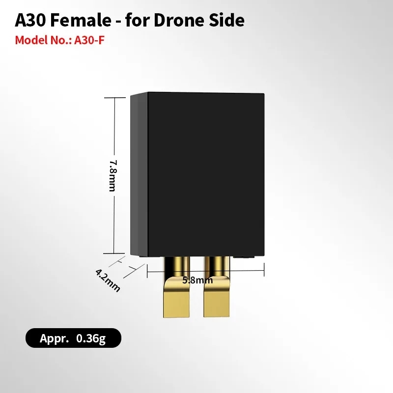 5Pcs GAONENG A30/BT2.0 Female  - огляд і ціна Top Rc Hobby Mini Xcub