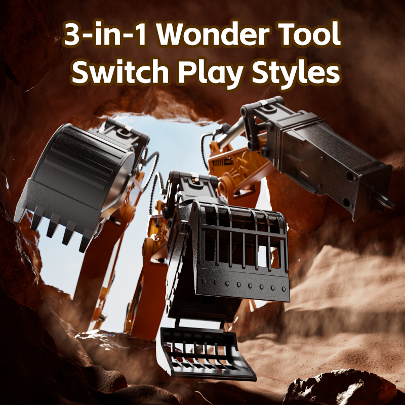 RC Excavator 14 Channel 3 IN 1 - огляд і ціна Rc Hobby Excavator