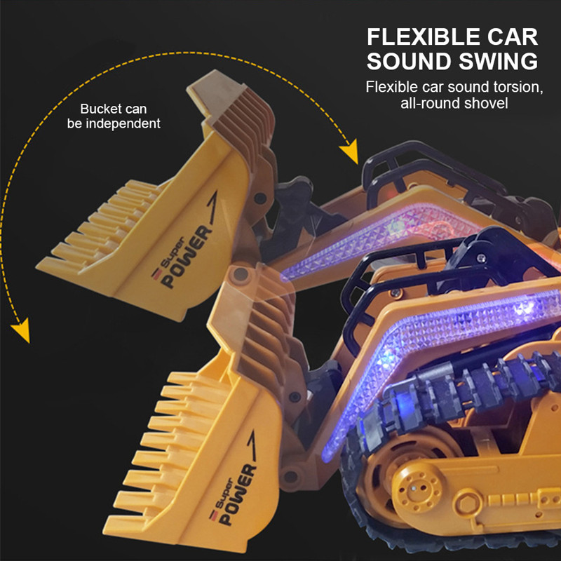 Bulldozer Dumper Tractor RC Tr - огляд і ціна Rc Hobby Excavator