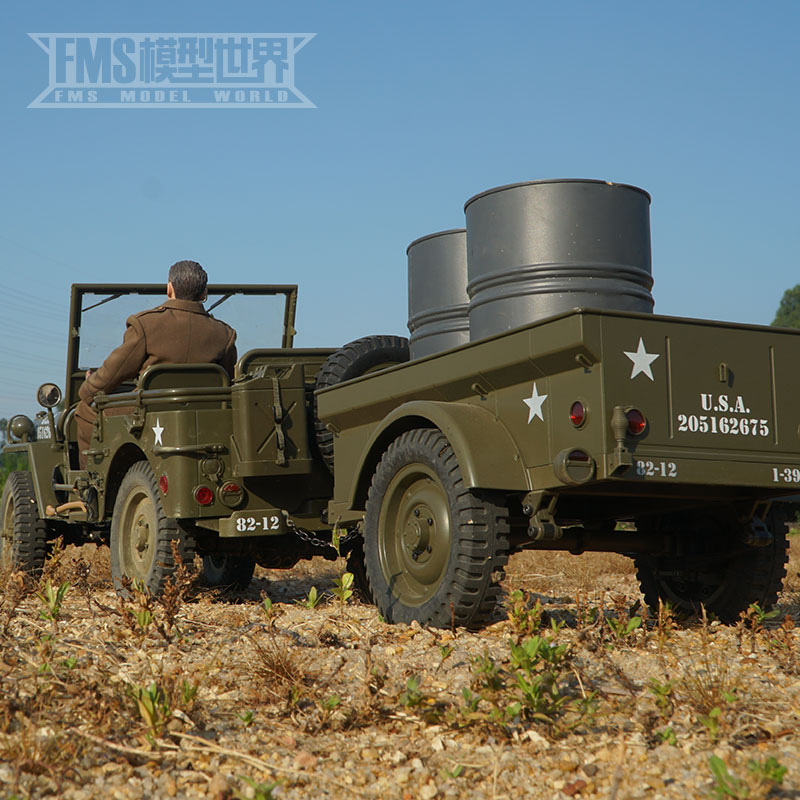 FMS 1:6 1941 MB Willys Jeep 4W - огляд і ціна Rc Jeep Hobby