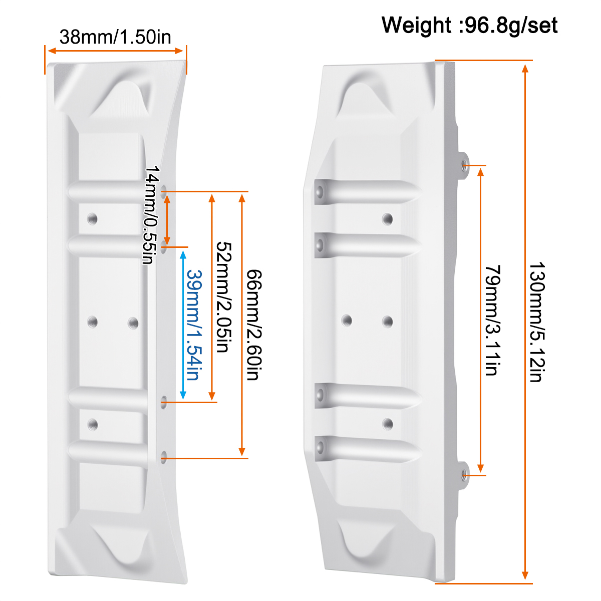 Aluminum Side Pedal for Vanqui - огляд і ціна Hobby Zone Rc